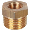 Футорка резьбовая латунная STOUT без покрытия 3/8"x1/8" ВН