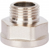 Переход под ключ резьбовой латунный STOUT никель 3/4"х1/2" ВН