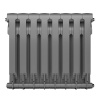 Радиатор биметаллический ROYAL THERMO BILINER SILVER SATIN 500x8 секций, серый