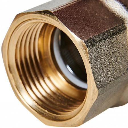 Кран шаровой полнопроходной с американкой STOUT ручка бабочка 3/4" ВР/НР (EPDM)