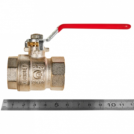 Кран шаровой ROMMER ручка рычаг 3/4" ВР/ВР