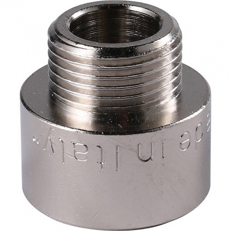 Муфта переходная резьбовая латунная STOUT никель 1/2"X3/8" ВН