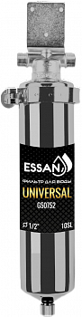 Корпус-колба фильтра из нержавейки ESSAN UNIVERSAL горячая и холодная вода 10SL, 1/2" Н (ПРЕМЬЕР)