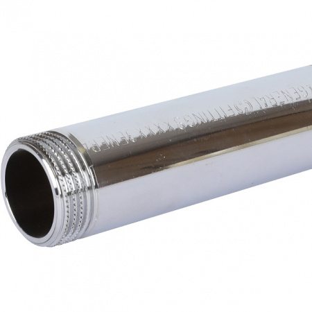 Бочонок резьбовой латунный STOUT хром 1"x125мм