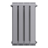 Радиатор биметаллический ROYAL THERMO PIANOFORTE SILVER SATIN NEW 500x4 секций, серый
