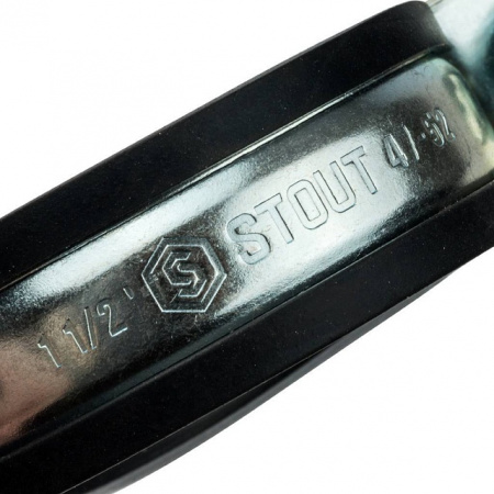 Хомут крепежный со шпилькой М8*80 STOUT Ду40 (48-52) - 11/2"
