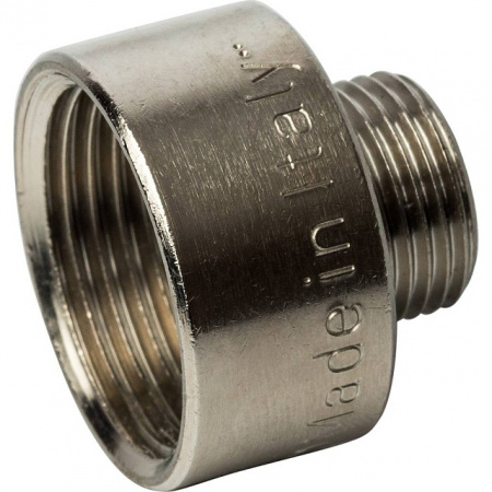 Муфта переходная резьбовая латунная STOUT никель 3/4"X3/8" ВН