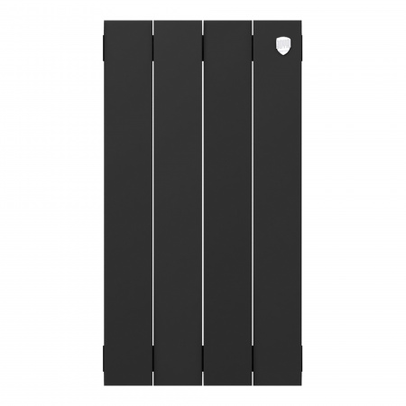 Радиатор биметаллический ROYAL THERMO PIANOFORTE NOIR SABLE NEW 500x4 секций, черный