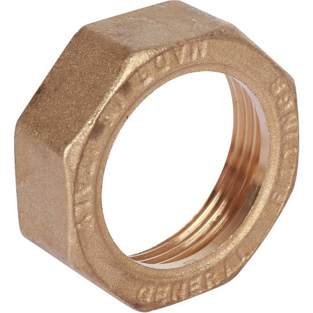 Американка УГЛОВАЯ резьбовая латунная (с прокладкой o-ring) STOUT без покрытия 1" ВН