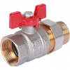 Кран шаровой с американкой ROMMER бабочка 11/4" ВН