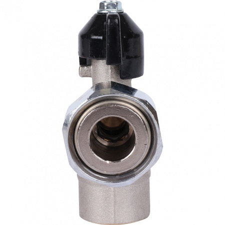 Кран шаровой угловой STOUT бабочка 1/2"х3/4" В, с накидной гайкой