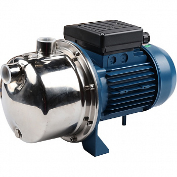 Насос поверхностный многоступенчатый STOUT корпус-нерж.сталь,раб.колесо-норил, Q-40л/мин, H-53,5м