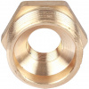 Футорка резьбовая латунная STOUT без покрытия 1"x3/8" ВН