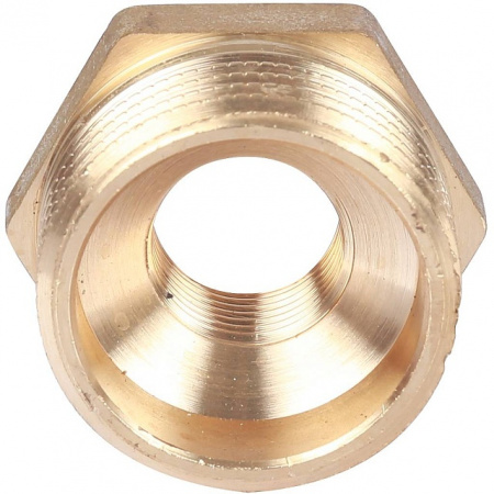 Футорка резьбовая латунная STOUT без покрытия 1"x3/8" ВН