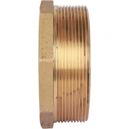 Футорка резьбовая латунная STOUT без покрытия 3"x11/2" ВН