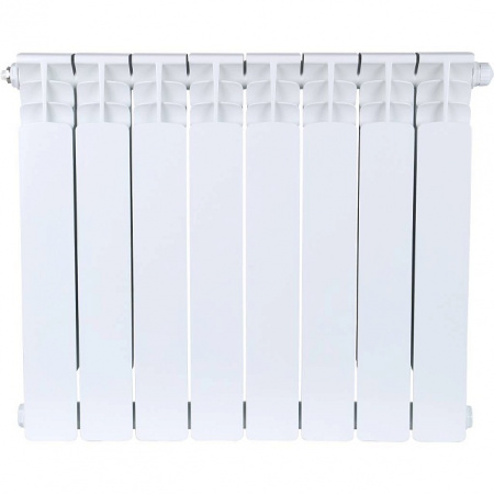 Радиатор биметаллический STOUT SPACE 500х8 секций, нижнее правое подключение