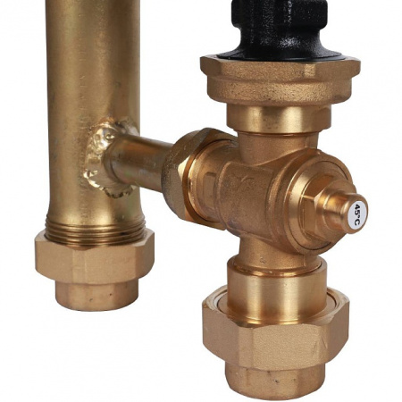 ГБМ Насосная группа STOUT для твердотопливных котлов, с насосом GRUNDFOS UPSO25-65 DN25 (1")