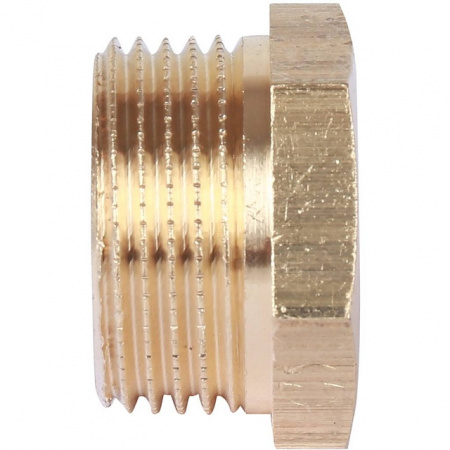Футорка резьбовая латунная STOUT без покрытия 3/4"x1/4" ВН