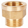 Переход под ключ резьбовой латунный STOUT без покрытия 1/2"х1/2" ВН