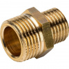 Ниппель переходной резьбовой латунный STOUT без покрытия 3/8"x1/4" Н