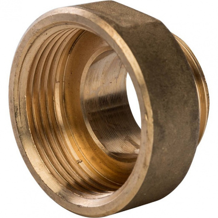 Муфта переходная резьбовая латунная STOUT без покрытия 2"x1" ВН