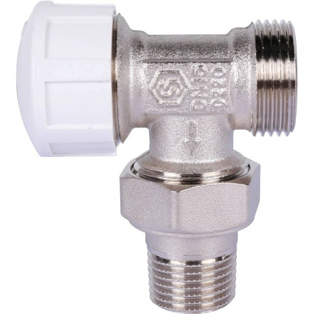 Клапан термостатический угловой STOUT 1/2" х 3/4"ЕК