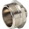 Ниппель переходной резьбовой латунный STOUT никель 11/4"x1/2" Н