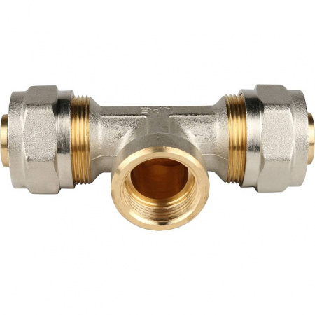 МЦ Тройник резьбовой цанга для металлопласта STOUT Ø26х3/4"х26 В