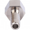 Штуцер резьбовой латунный STOUT никель 3/8"x10мм В