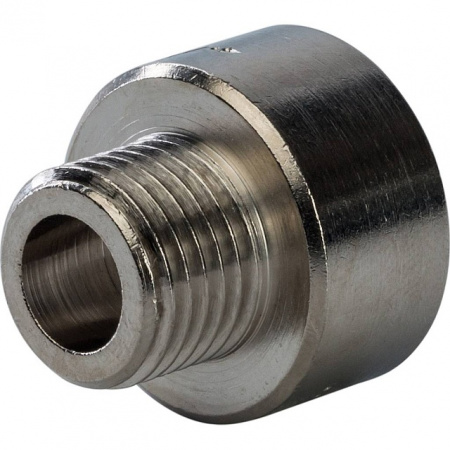 Муфта переходная резьбовая латунная STOUT никель 3/8"X1/4" ВН