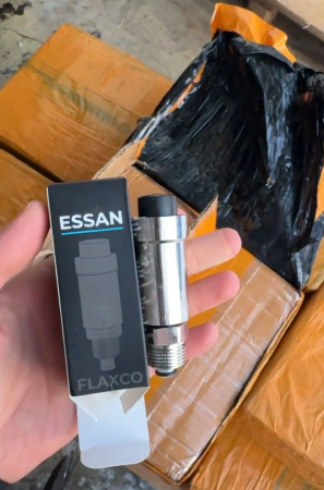 Воздухоотводчик автоматический прямой ESSAN FLAXCO никель 1/2", с отсекающим клапаном