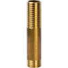 Сгон резьбовой латунный STOUT без покрытия 3/4"x100мм