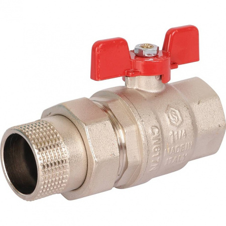 Кран шаровой с американкой STOUT бабочка EPDM 11/4"