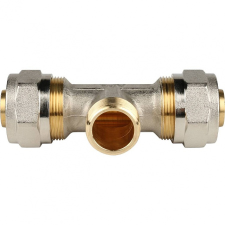МЦ Тройник резьбовой цанга для металлопласта STOUT Ø26х3/4"х26 Н