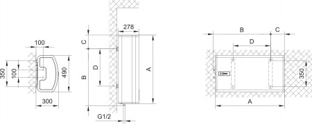 Водонагреватель накопительный электрический GORENJE FTG50SM B6 (плоский)