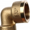 Угол резьбовой латунный STOUT без покрытия 3/4"х1/2" В