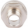 Переход под ключ резьбовой латунный STOUT никель 1/2"х3/8" ВН