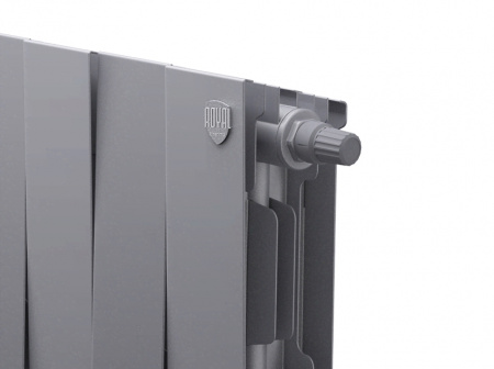 Радиатор биметаллический ROYAL THERMO PIANOFORTE SILVER SATIN VDR 200x14 секций