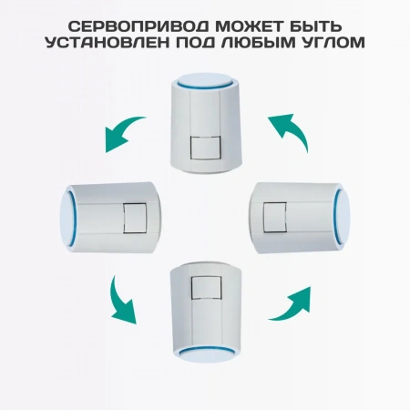 Сервопривод ESSAN ACTUATOR NO М30х1.5 электротермический компактный, норм открытый, 230В/300mA/2Вт