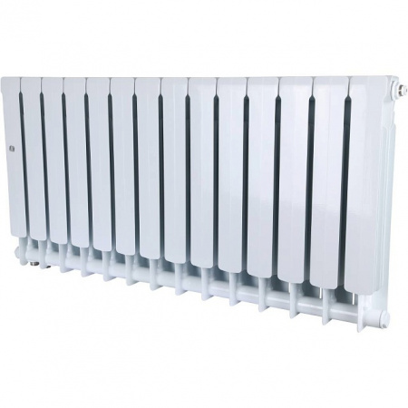 Радиатор биметаллический STOUT SPACE 500х14 секций, нижнее правое подключение