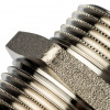 Ниппель переходной резьбовой латунный STOUT никель 11/2"x11/4" Н