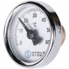 НСУ Насосно-смесительный узел теплого пола STOUT ISOTHERM без насоса 1", термостат 30-50°C, 130мм