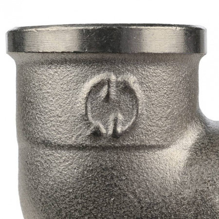 Угол резьбовой латунный STOUT никель 1/2" В