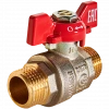 Кран шаровой ROMMER бабочка 1/2" НН (RBV-0007-2410215)