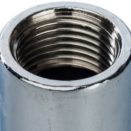 Удлинитель резьбовой латунный STOUT хром 1/2"x65мм ВН