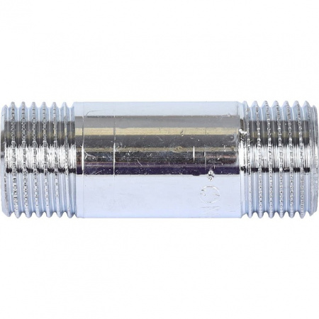 Бочонок резьбовой латунный STOUT хром 1/2"x55мм