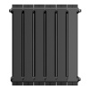 Радиатор биметаллический ROYAL THERMO PIANOFORTE NOIR SABLE NEW 500x6 секций, черный