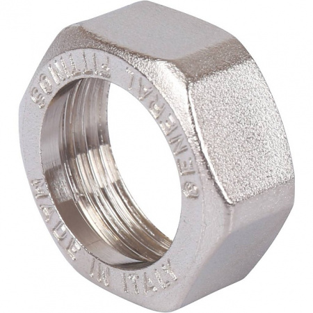 Американка УГЛОВАЯ резьбовая латунная (с прокладкой o-ring) STOUT никель 1/2" ВН