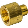 Муфта переходная резьбовая латунная STOUT без покрытия 1/4"x1/8" ВН