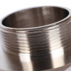 Ниппель переходной резьбовой латунный STOUT никель 3"x2" Н